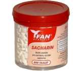Fan Saccharin Artificial Sweetener 800 tablets in a 50 g jar