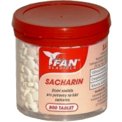 Fan Saccharin Artificial Sweetener 800 tablets in a 50 g jar