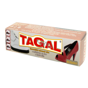 Tagal Colorless Self-Shining Protective Cream with Applicator for Leather Shoes 50 g