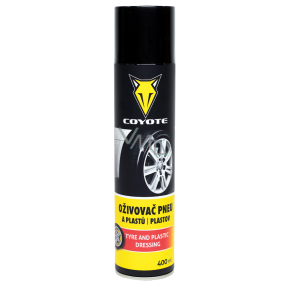 Coyote Tire and Exterior Plastic Reviver, Rubber Parts 400 ml