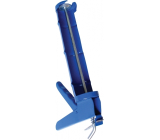Mechanical caulking gun semi-closed 1 piece