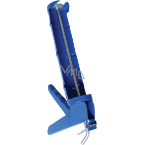 Mechanical caulking gun semi-closed 1 piece