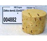 Cork stopper for demijohn 32 x 42 x 38 mm, 10 l