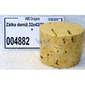 Cork stopper for demijohn 32 x 42 x 38 mm, 10 l