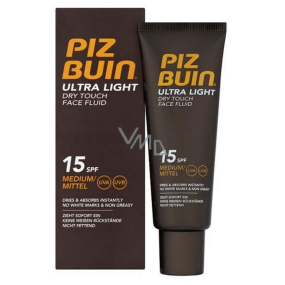 Piz Buin Ultra Light SPF15 ultra light moisturizing fluid for face tanning 50 ml