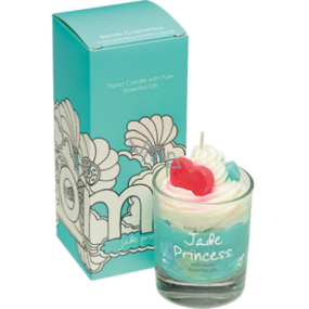 Bomb Cosmetics Turquoise princess scented natural, handmade candle in glass burns for up to 35 hours