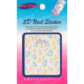 Nail Stickers 3D nail stickers 1 sheet 10100 S32