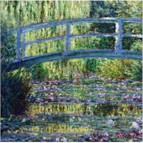Le Blanc Peony Le Pont - Claude Monet Scented bag 11 x 11 cm 8 g