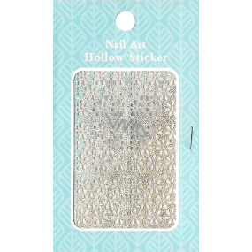 Nail Accessory Hollow Sticker nail templates multicolored daisy 1 sheet 129