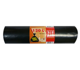 Alufix Garbage bags solid black, 45 µ, 120 liters, 70 x 100 cm, 10 pieces