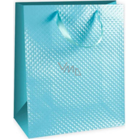 Ditipo Gift paper bag 26.4 x 13.6 x 32.7 cm turquoise DAB