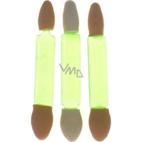 Eyeshadow applicator double sided green 3 pieces 80060