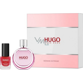 Hugo Boss Hugo Woman Extreme perfumed water 30 ml + Hugo Woman New nail polish red 4.5 ml, gift set