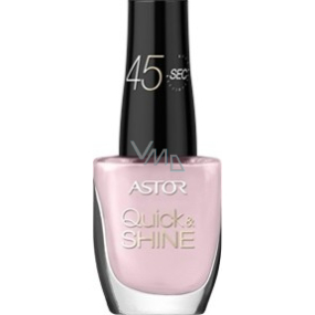 Astor Quick & Shine Nail Polish nail polish 606 Pink Matter 8 ml