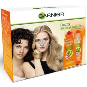 Garnier Fructis Goodbye Damage strengthening shampoo 250 ml + strengthening hair balm 200 ml, cosmetic set 2016