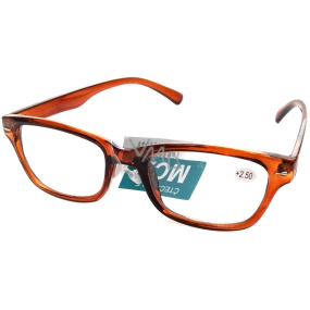 Berkeley Reading eyeglasses +2.50 plastic brown 1 piece MC2079