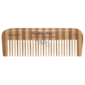 Olivia Garden Bamboo Healthy Hair Comb 4 Bamboo comb with antistatic effect Eco 15 cm