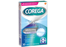 Corega Tabs Whitening cleaning tablets for denture prostheses 30 pieces