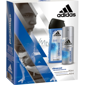 Adidas Climacool deodorant antiperspirant spray for men 150 ml + Climacool 3 in 1 shower gel 250 ml, cosmetic set