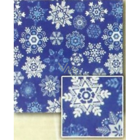 Nekupto Gift wrapping paper 70 x 200 cm Christmas Blue, snowflakes
