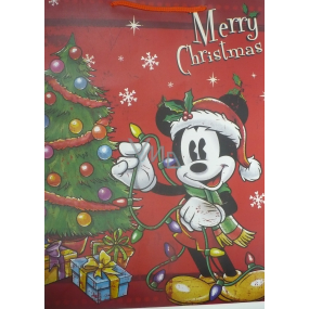 Nekupto Gift paper bag 46 x 33 x 10.5 cm Mickey Mouse Christmas 1191 WLGX