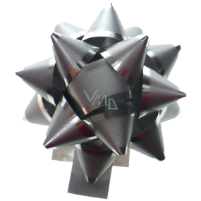 Nekupto Starfish medium luxury silver, silver strip 6.5 cm
