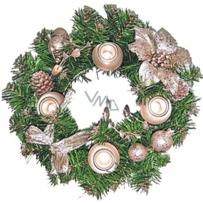 Advent champagne wreath 35 cm