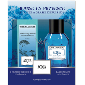Jeanne en Provence Men Aqua eau de toilette 100 ml + 2in1 shampoo and shower gel 250 ml, gift set