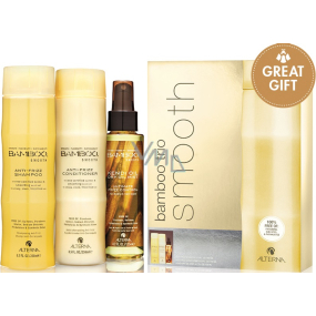 Alterna Bamboo Smooth hair shampoo 250 ml + conditioner 250 ml + dry oil spray 125 ml, gift set