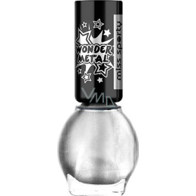 Miss Sports Wonder nail polish 10 Ultra Silver 7 ml