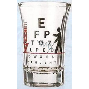 Nekupto Gifts with humor Humor glass shot Stop limit 0.04 l