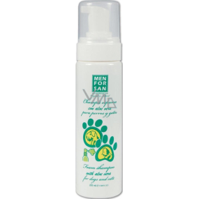 MenForSan Aloe Vera natural foam shampoo for dogs and cats 200 ml