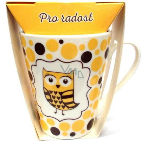 Albi Dobroty Gift set mug and hot milk chocolate For joy yellow 300 ml