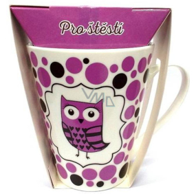 Albi Dobroty Gift set mug and hot milk chocolate For good luck purple 300 ml