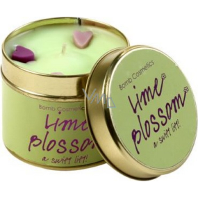 Bomb Cosmetics Citrus Flower A fragrant natural, handmade candle in a tin can burns for up to 35 hours