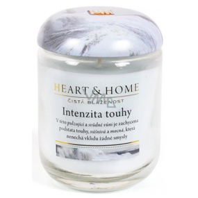 Heart & Home Intensity of desire Soy scented candle medium burns up to 30 hours 110 g