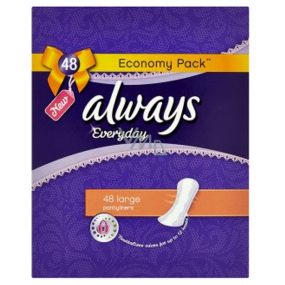 Always Everyday Pantyliners Large intimate pads 48 pieces
