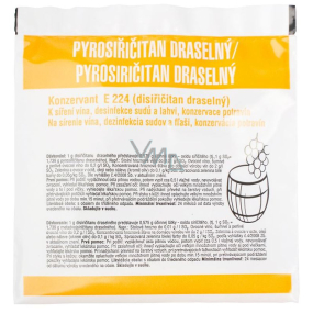 Kittfort Potassium disulphite E224 Potassium pyrosulphite for foodstuffs - preservative 10 g