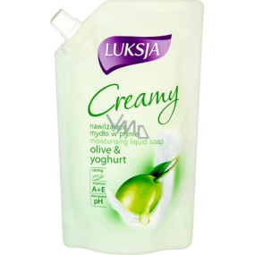 Luksja Creamy Olive & Yoghurt liquid soap refill 400 ml