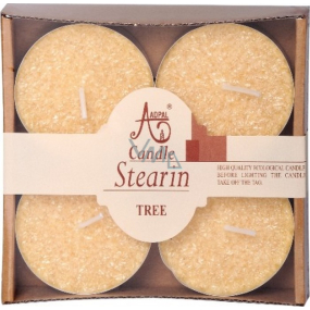 Adpal Stearin Maxi Tree - Wood scented tealights 4 pieces