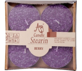Adpal Stearin Maxi Berry - Blueberries scented tealights 4 pieces
