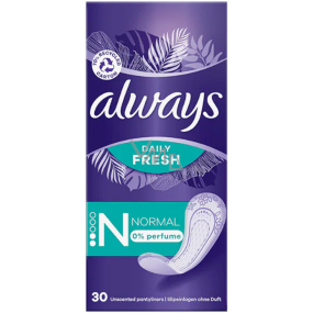 Always Daily Fresh Normal Slipper Intimate Pads 30 pcs