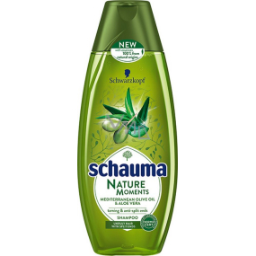 Schauma Nature Moments Mediterranean Olive Oil and Aloe Vera Regenerating Anti-Fingering Hair Shampoo 250 ml