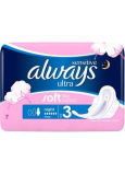 Always Sensitive Ultra Night sanitary pads with wings 7 pieces