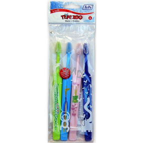 TePe Select Compact X-Soft Zoo from 3 years toothbrush for children 4 pieces