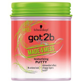 Got2b Made4Mess shaping putty for messy hairstyles 100 ml