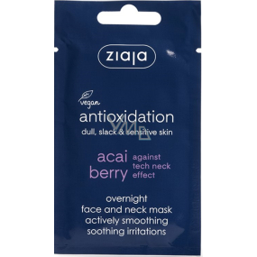 Ziaja Acai Berry smoothing night mask for face and neck 7 ml