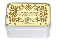 Le Blanc Ambre - Ambra natural solid soap in a box of 100 g