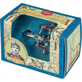 Albi Great Minds William I. Conqueror metal puzzle 4.8 x 4.8 x 7.6 cm