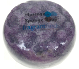 Fragrant Martian Glycerine massage soap with a sponge filled with the scent of Thierry Mugler Alien perfume in purple 200 g
